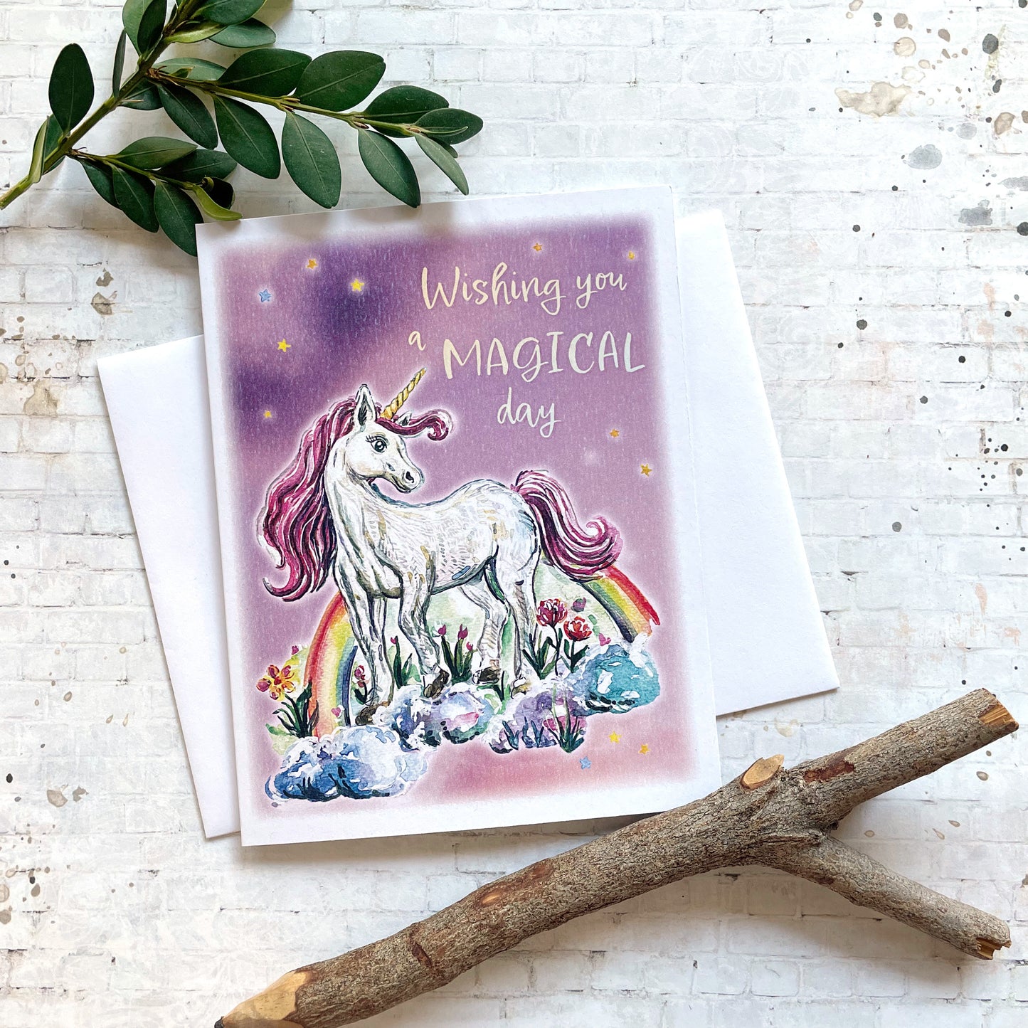 Unicorn Birthday Card