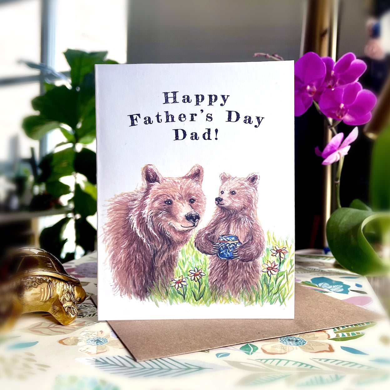 Happy Father's Day Bears Card