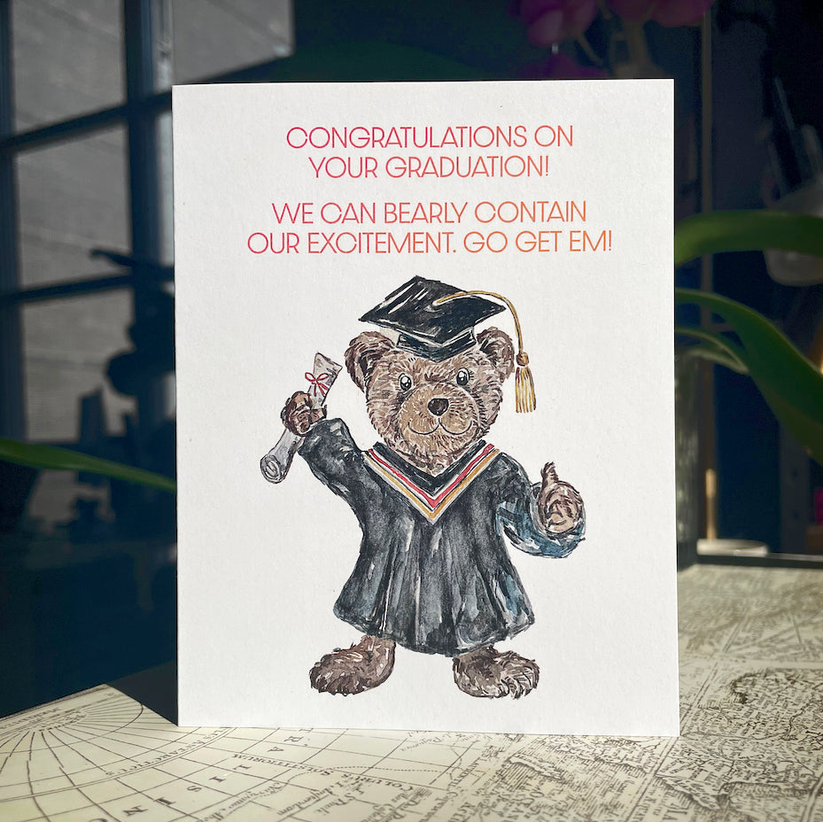 Congratulations Graduatation Bear Card